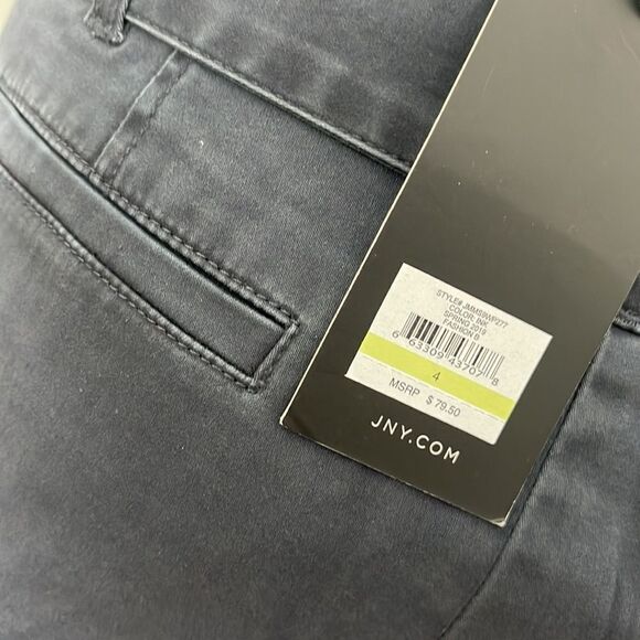 Jones New York Cotton Navy Pants NEW - Picture 4 of 5